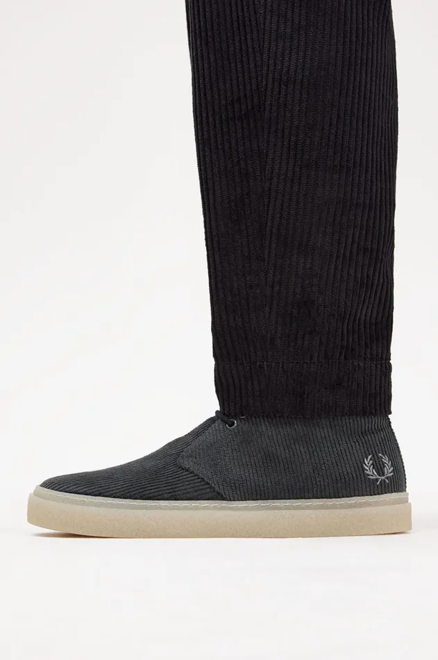 Men Shoes Fred Perry Hawley Anchor Grey