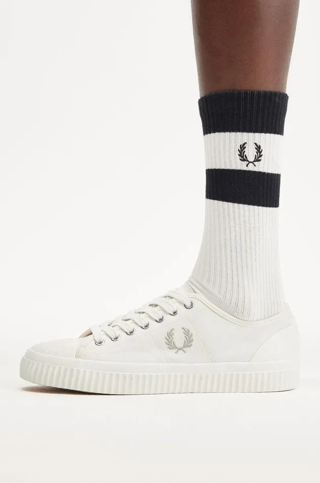 Men Shoes Fred Perry Low Hughes Light Ecruoatmeal