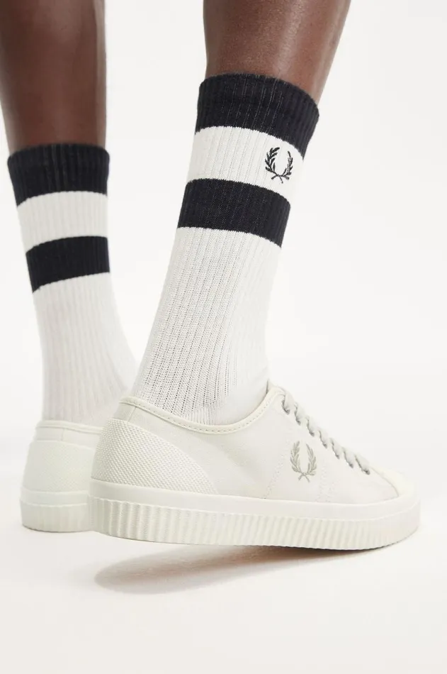 Men Shoes Fred Perry Low Hughes Light Ecruoatmeal