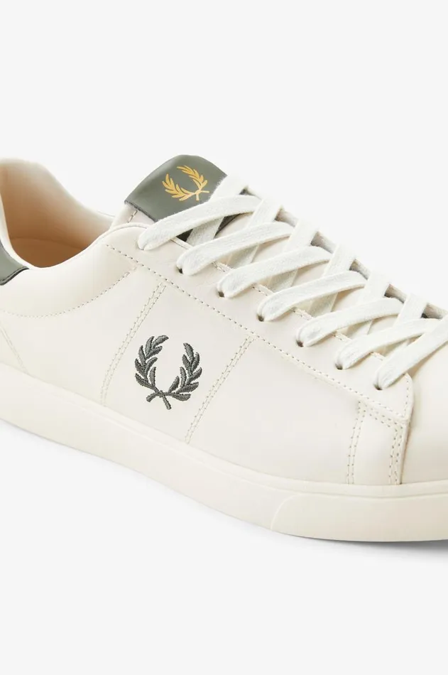 Men Shoes Fred Perry Spencer Ecrulaurel Wreath Green