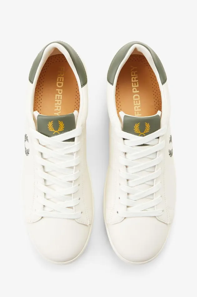 Men Shoes Fred Perry Spencer Ecrulaurel Wreath Green