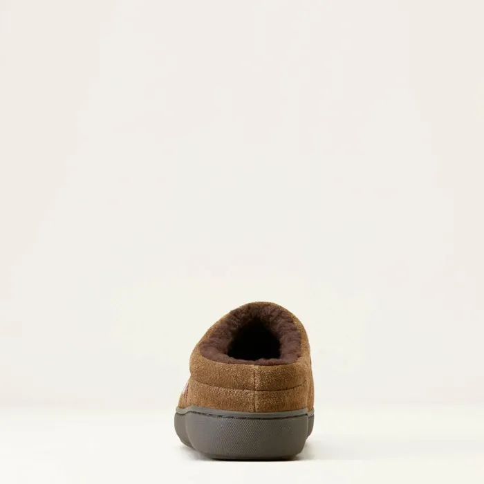 Men Slippers Ariat Ariat Logo Hooded Back Slipper Stone Mexico
