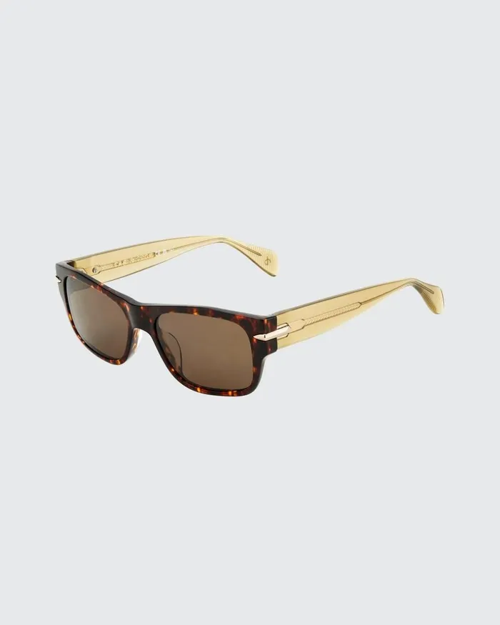 Men Sunglasses Rag 038 Bone Fleetwood Havana