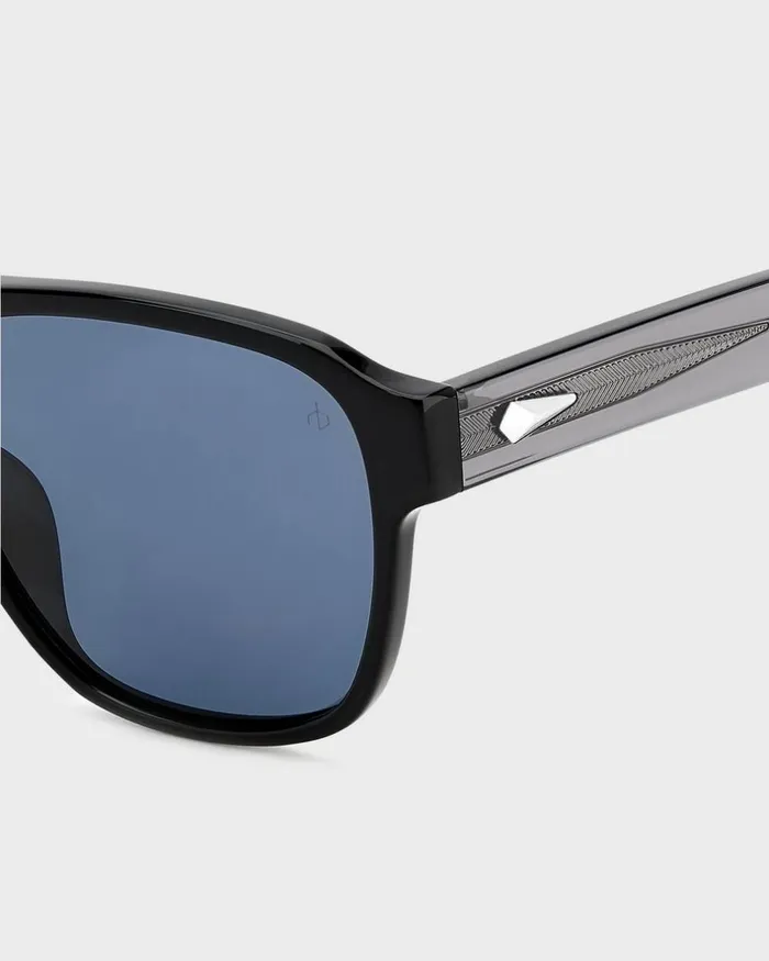 Men Sunglasses Rag 038 Bone Flint Black