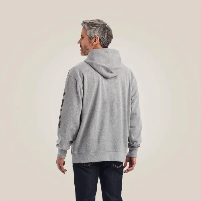 Men Sweatshirts and Hoodies Ariat Ariat Logo Hoodie Heather Grey Men Sweatshirts and Hoodies Ariat Ariat Logo Hoodie Heather Grey