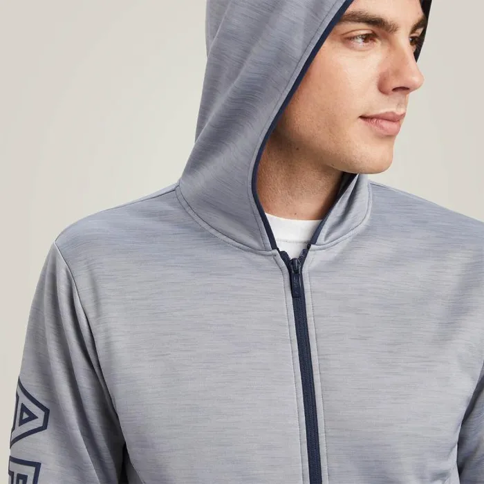 Men Sweatshirts and Hoodies Ariat Byron Full Zip Hoodie Heather Grey Men Sweatshirts and Hoodies Ariat Byron Full Zip Hoodie Heather Grey