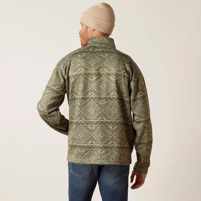 Men Sweatshirts and Hoodies Ariat Caldwell Full Zip Olive Leaf Southwest Men Sweatshirts and Hoodies Ariat Caldwell Full Zip Olive Leaf Southwest