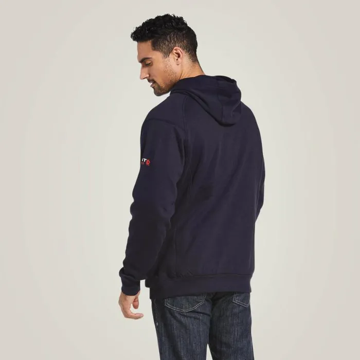 Men Sweatshirts and Hoodies Ariat FR Rev Pullover Hoodie Navy Men Sweatshirts and Hoodies Ariat FR Rev Pullover Hoodie Navy