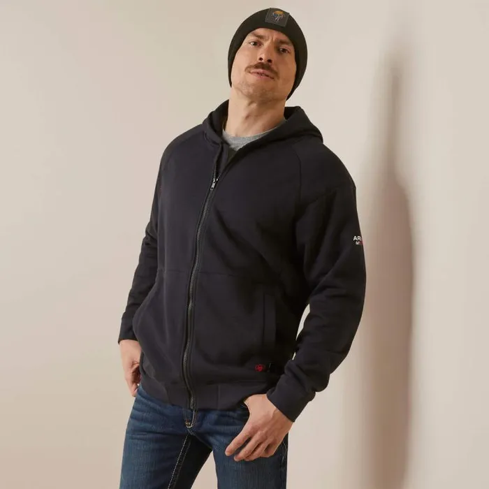 Men Sweatshirts and Hoodies Ariat FR Rev Shock Fire Hoodie Black Men Sweatshirts and Hoodies Ariat FR Rev Shock Fire Hoodie Black
