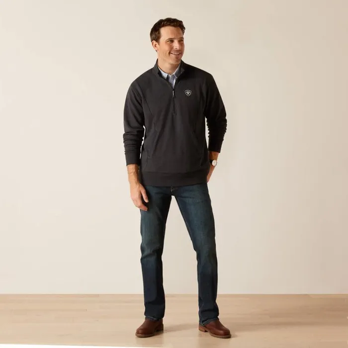 Men Sweatshirts and Hoodies Ariat Friday Cotton 12 Zip Sweatshirt Heather Charcoal Men Sweatshirts and Hoodies Ariat Friday Cotton 12 Zip Sweatshirt Heather Charcoal