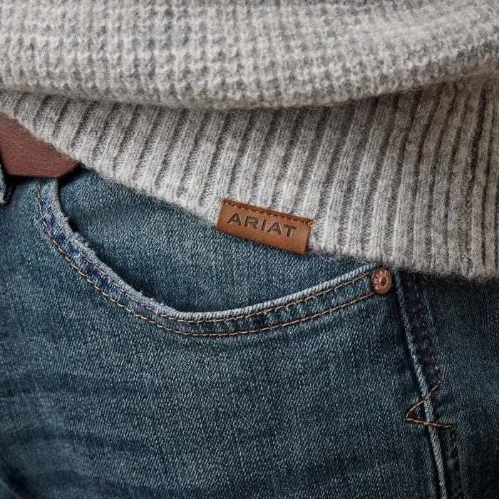Men Sweatshirts and Hoodies Ariat Mill Valley Sweater Heather Grey Men Sweatshirts and Hoodies Ariat Mill Valley Sweater Heather Grey