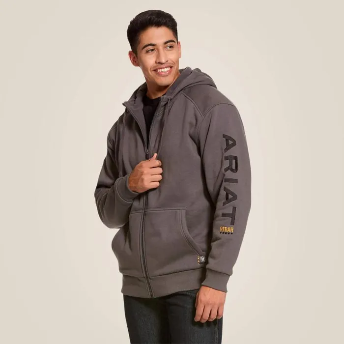 Men Sweatshirts and Hoodies Ariat Rebar AllWeather Full Zip Hoodie Rebar Grey Men Sweatshirts and Hoodies Ariat Rebar AllWeather Full Zip Hoodie Rebar Grey