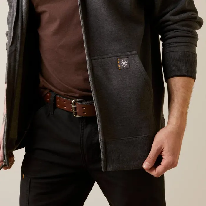 Men Sweatshirts and Hoodies Ariat Rebar Born For This Full Zip Hoodie Charcoal Heather Men Sweatshirts and Hoodies Ariat Rebar Born For This Full Zip Hoodie Charcoal Heather