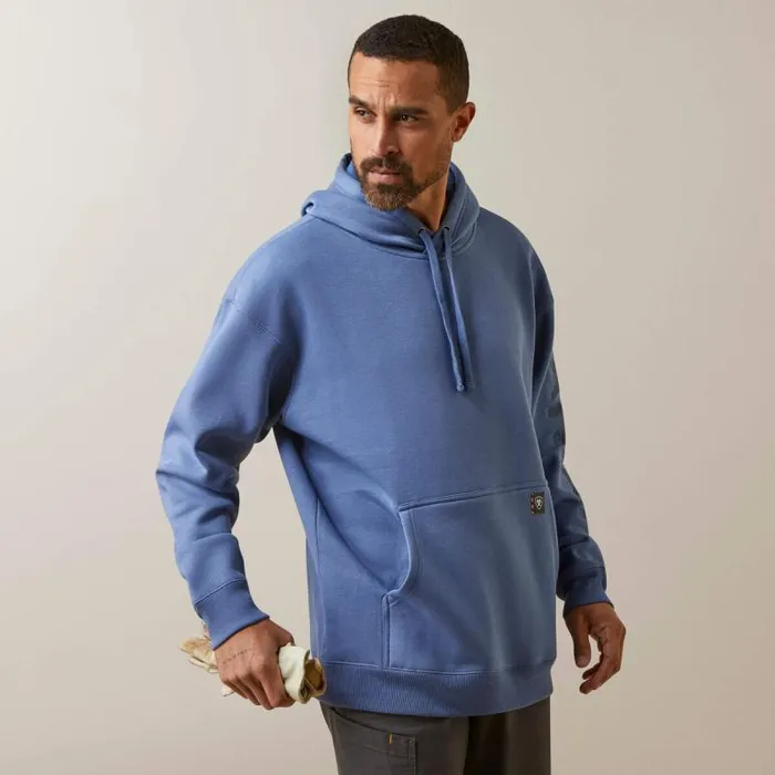 Men Sweatshirts and Hoodies Ariat Rebar Graphic Hoodie Coastal Fjord
