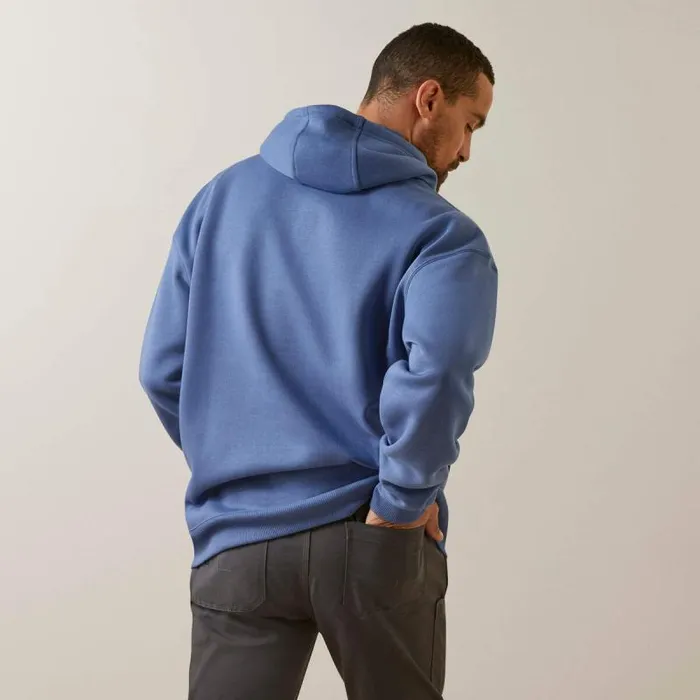 Men Sweatshirts and Hoodies Ariat Rebar Graphic Hoodie Coastal Fjord