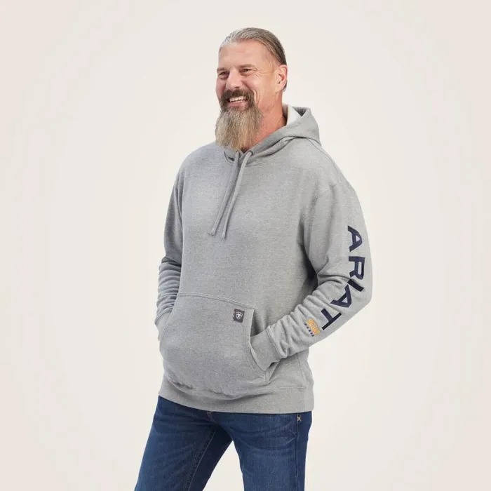 Men Sweatshirts and Hoodies Ariat Rebar Graphic Hoodie Heather Greydeep Ultramarine Men Sweatshirts and Hoodies Ariat Rebar Graphic Hoodie Heather Greydeep Ultramarine