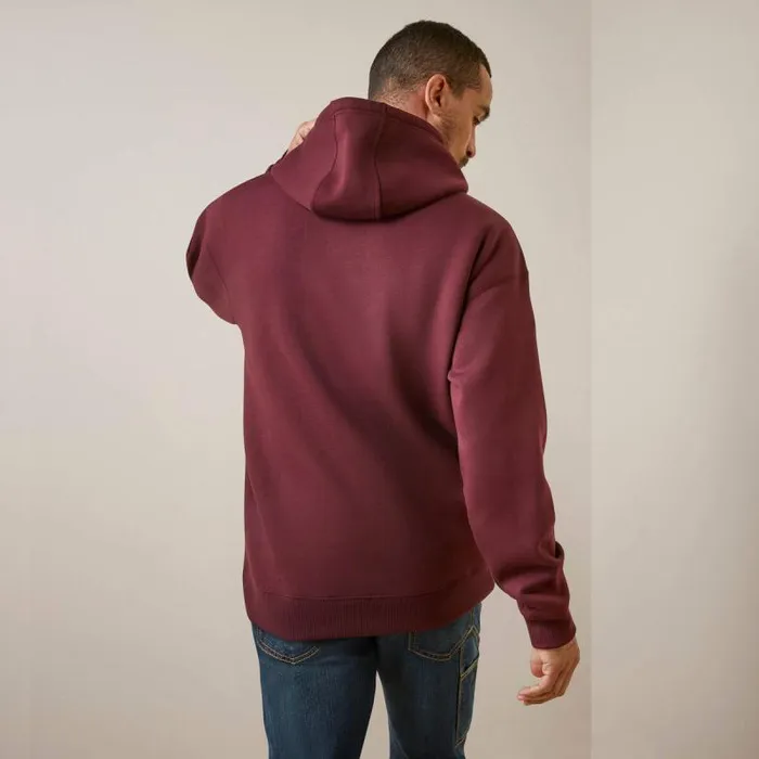 Men Sweatshirts and Hoodies Ariat Rebar Graphic Hoodie Malbec Grey Men Sweatshirts and Hoodies Ariat Rebar Graphic Hoodie Malbec Grey
