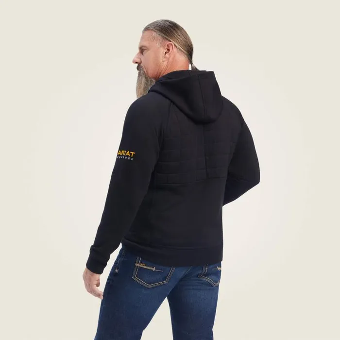 Men Sweatshirts and Hoodies Ariat Rebar Regulator Full Zip Hoodie Black Men Sweatshirts and Hoodies Ariat Rebar Regulator Full Zip Hoodie Black