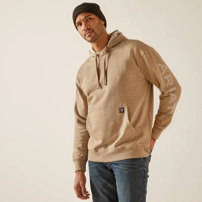Men Sweatshirts and Hoodies Ariat Rebar Roughneck Pullover Hoodie Oatmeal Heather Men Sweatshirts and Hoodies Ariat Rebar Roughneck Pullover Hoodie Oatmeal Heather