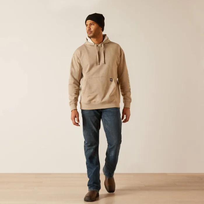 Men Sweatshirts and Hoodies Ariat Rebar Roughneck Pullover Hoodie Oatmeal Heather Men Sweatshirts and Hoodies Ariat Rebar Roughneck Pullover Hoodie Oatmeal Heather