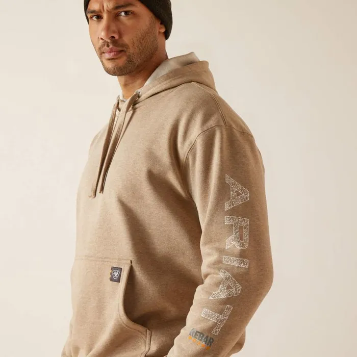 Men Sweatshirts and Hoodies Ariat Rebar Roughneck Pullover Hoodie Oatmeal Heather Men Sweatshirts and Hoodies Ariat Rebar Roughneck Pullover Hoodie Oatmeal Heather