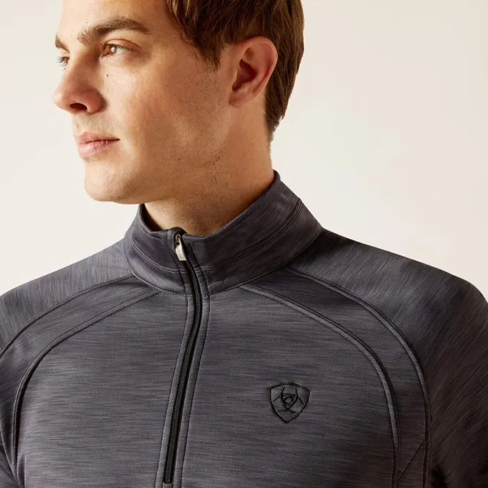 Men Sweatshirts and Hoodies Ariat Tek Team 12 Zip Sweatshirt Ebony