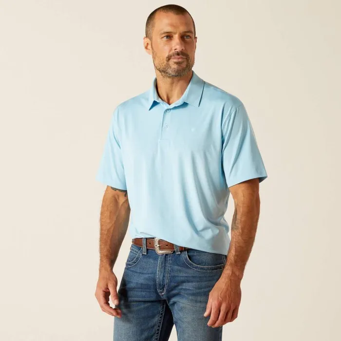 Men TShirts and Polos Ariat 360 AirFlow Polo Sheltering Sky