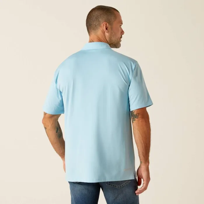Men TShirts and Polos Ariat 360 AirFlow Polo Sheltering Sky Men TShirts and Polos Ariat 360 AirFlow Polo Sheltering Sky