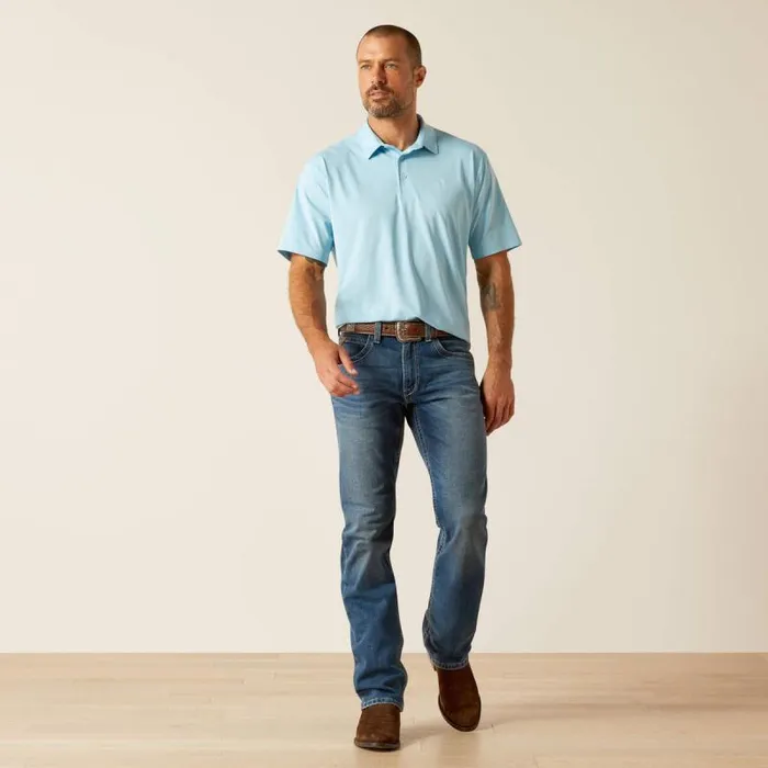 Men TShirts and Polos Ariat 360 AirFlow Polo Sheltering Sky Men TShirts and Polos Ariat 360 AirFlow Polo Sheltering Sky