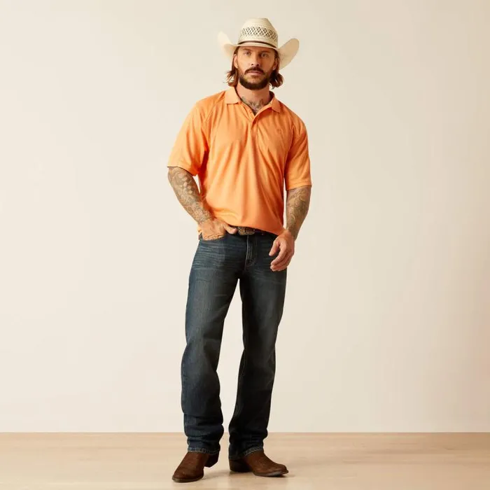 Men TShirts and Polos Ariat AC Polo Prawn Men TShirts and Polos Ariat AC Polo Prawn