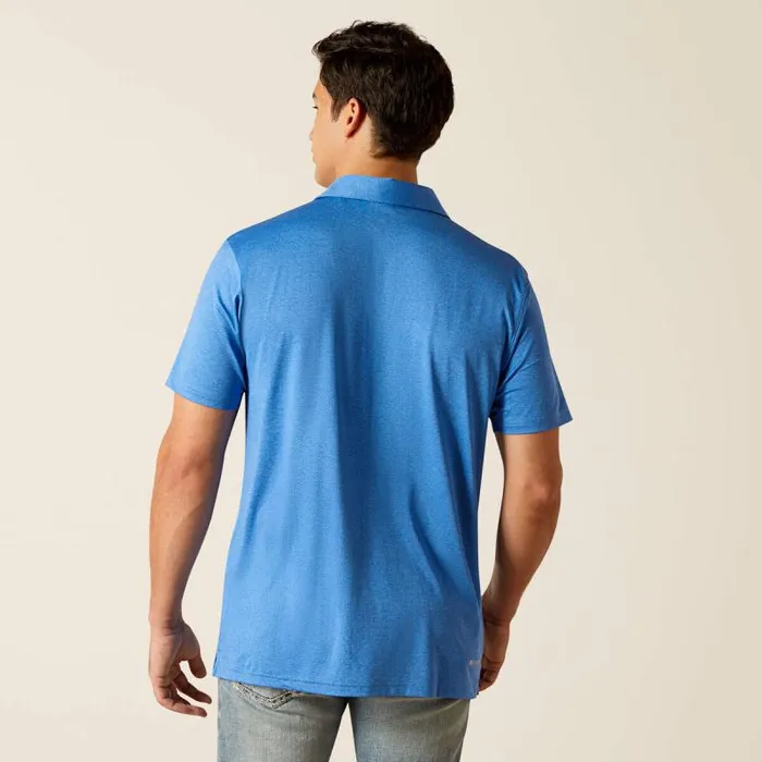 Men TShirts and Polos Ariat Charger 20 Fitted Polo Seascape Men TShirts and Polos Ariat Charger 20 Fitted Polo Seascape