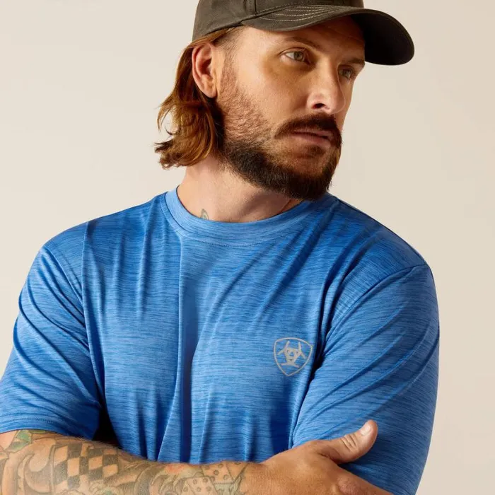 Men TShirts and Polos Ariat Charger Basic TShirt Seascape Men TShirts and Polos Ariat Charger Basic TShirt Seascape