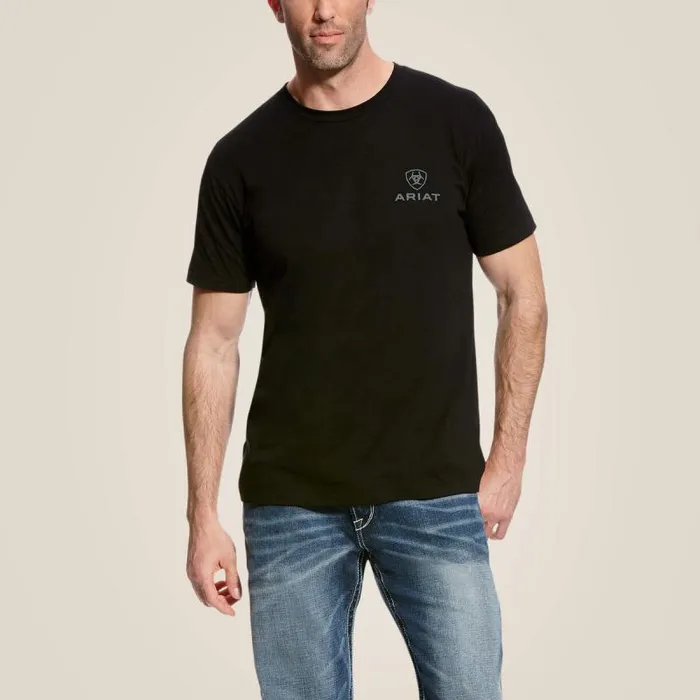 Men TShirts and Polos Ariat Corps Tee Black