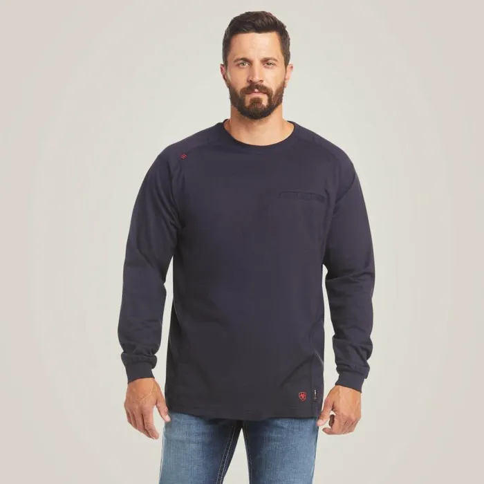 Men TShirts and Polos Ariat FR Air Life On The Line Graphic Top Navy Men TShirts and Polos Ariat FR Air Life On The Line Graphic Top Navy