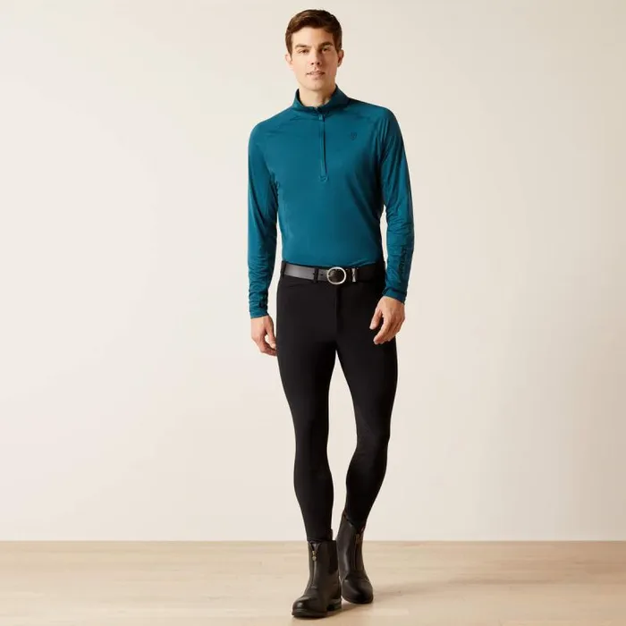 Men TShirts and Polos Ariat Lowell 14 Zip Recycled Materials Baselayer Reflecting Pond Men TShirts and Polos Ariat Lowell 14 Zip Recycled Materials Baselayer Reflecting Pond