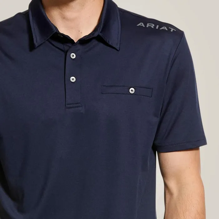 Men TShirts and Polos Ariat Norco Polo Navy