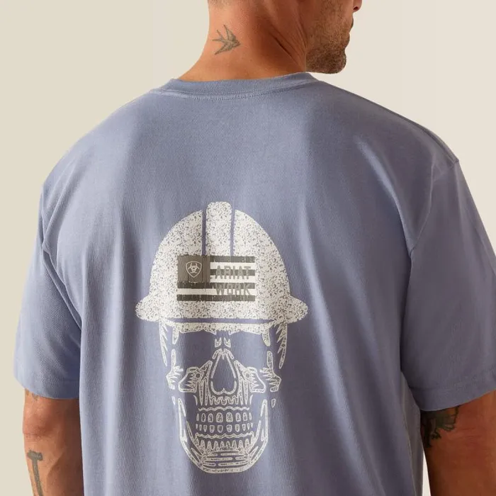 Men TShirts and Polos Ariat Rebar Cotton Strong Roughneck Graphic TShirt Infinity Heather Men TShirts and Polos Ariat Rebar Cotton Strong Roughneck Graphic TShirt Infinity Heather