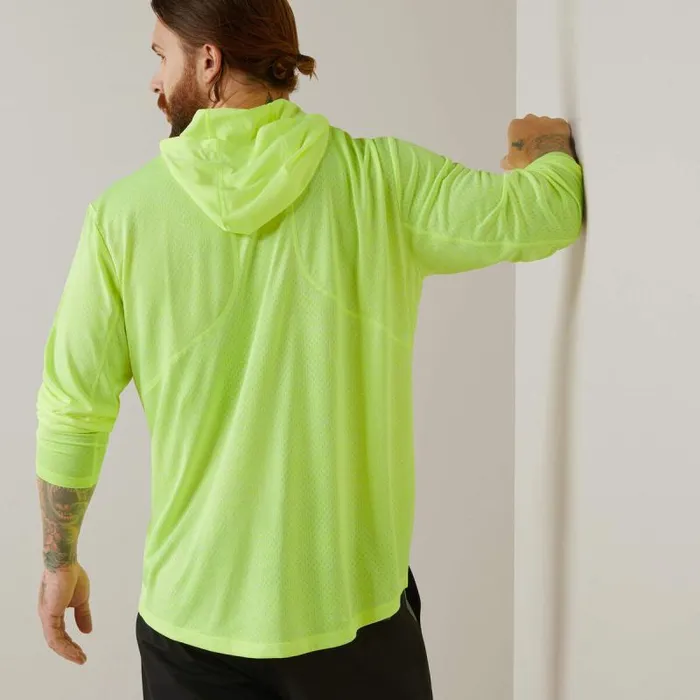 Men TShirts and Polos Ariat Rebar Evolution Hooded Sun Shirt Safety Yellow Men TShirts and Polos Ariat Rebar Evolution Hooded Sun Shirt Safety Yellow
