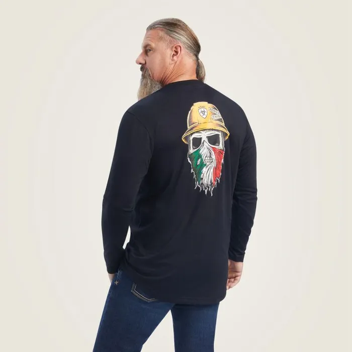 Men TShirts and Polos Ariat Rebar Workman Born For This Graphic TShirt Black
