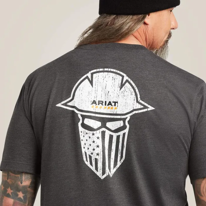 Men TShirts and Polos Ariat Rebar Workman Full Cover TShirt Charcoal Heather Men TShirts and Polos Ariat Rebar Workman Full Cover TShirt Charcoal Heather