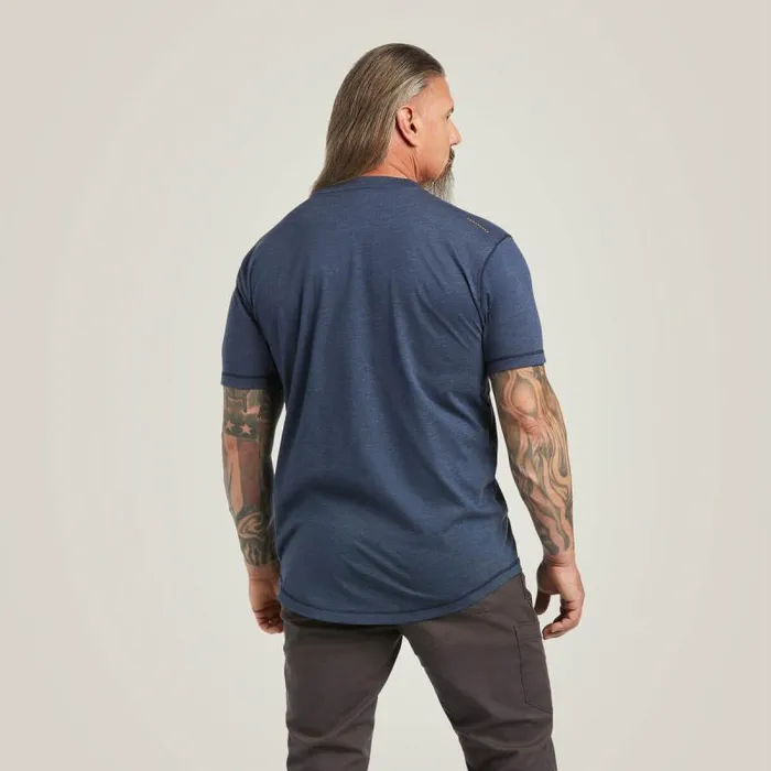 Men TShirts and Polos Ariat Rebar Workman TShirt Slate Heather Men TShirts and Polos Ariat Rebar Workman TShirt Slate Heather