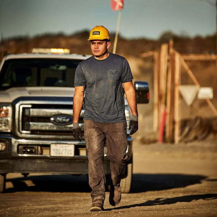 Men TShirts and Polos Ariat Rebar Workman TShirt Slate Heather Men TShirts and Polos Ariat Rebar Workman TShirt Slate Heather