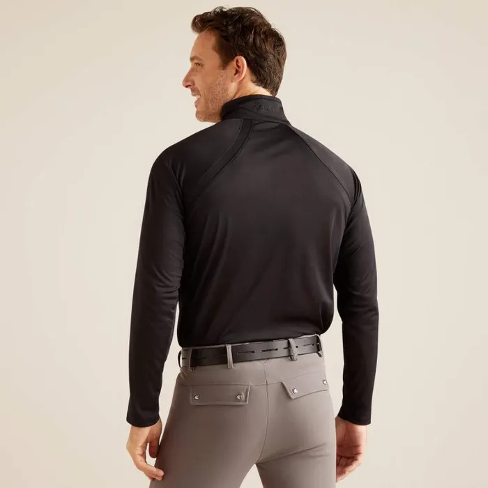 Men TShirts and Polos Ariat Sunstopper 30 14 Zip Baselayer Black Men TShirts and Polos Ariat Sunstopper 30 14 Zip Baselayer Black