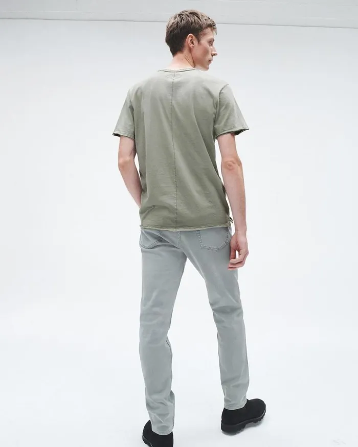 Men TShirts Rag 038 Bone Miles Principal Jersey Tee Blue Grey