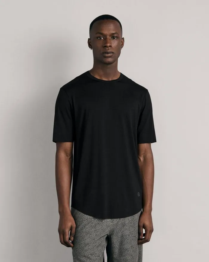 Men TShirts Rag 038 Bone Pursuit Haydon Tee Black