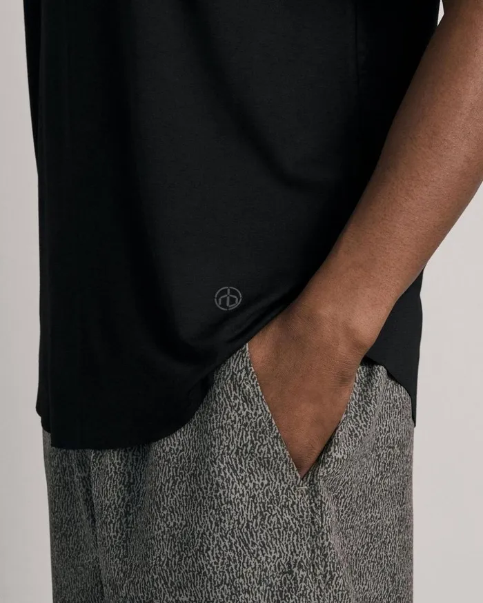 Men TShirts Rag 038 Bone Pursuit Haydon Tee Black