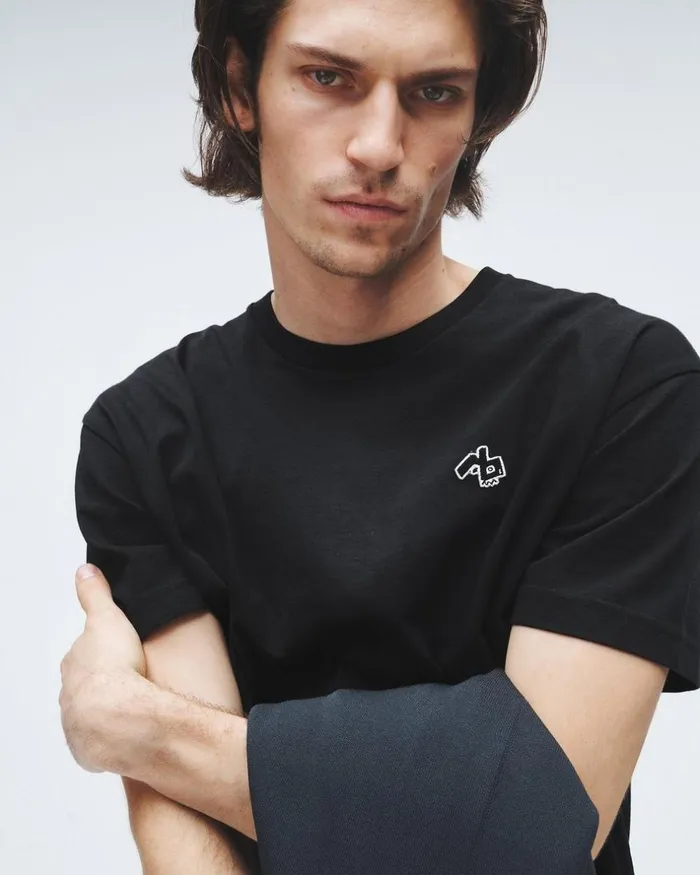 Men TShirts Rag 038 Bone Rb Monster Tee Black