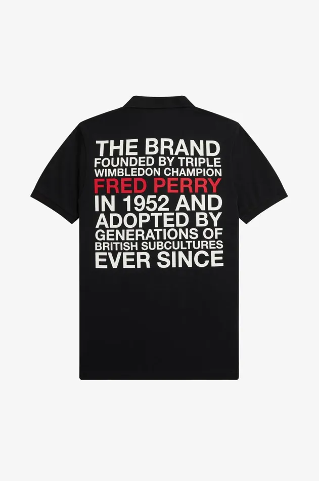 Men The Fred Perry Shirt Fred Perry Logo Fred Perry Shirt Black