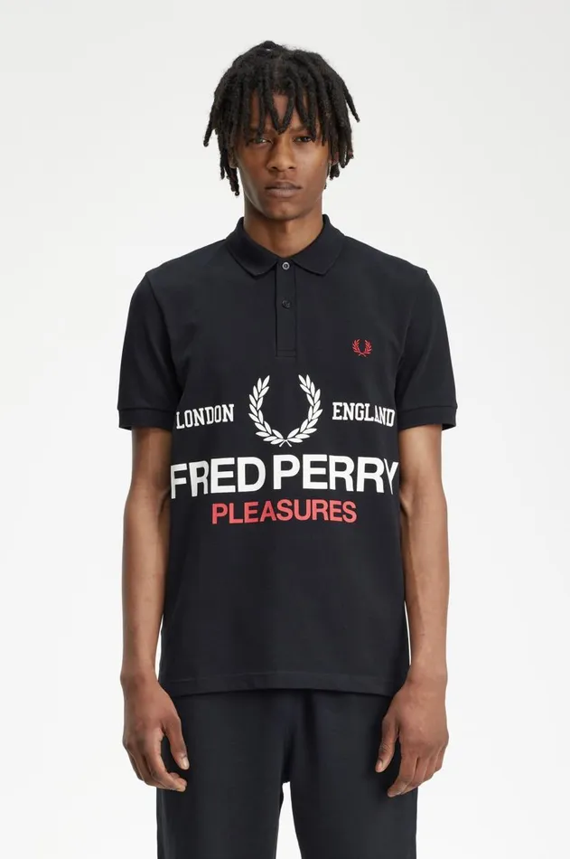 Men The Fred Perry Shirt Fred Perry Logo Fred Perry Shirt Black