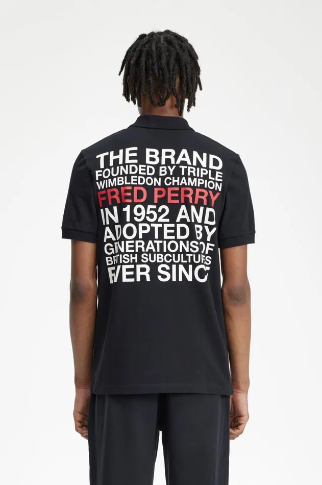 Men The Fred Perry Shirt Fred Perry Logo Fred Perry Shirt Black